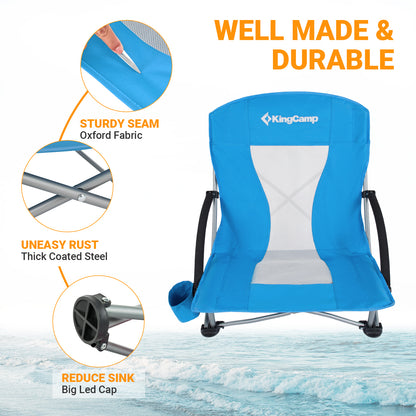 KingCamp Low Sling Beach Chairs