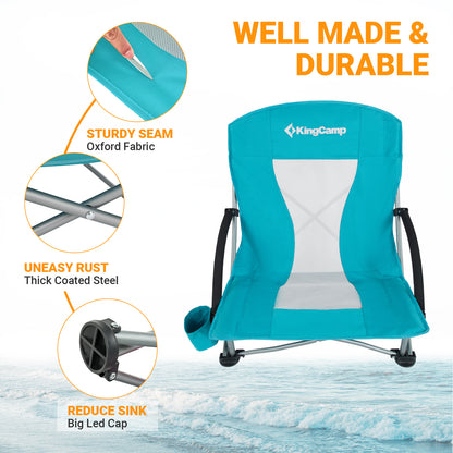 KingCamp Low Sling Beach Chairs
