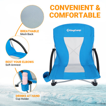 KingCamp Low Sling Beach Chairs