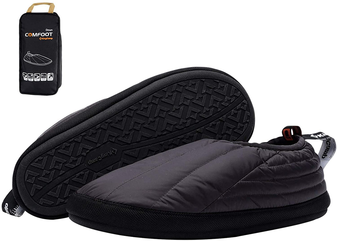 Men's & Outdoor Down Camping Slippers – KingCamp
