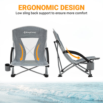KingCamp Low Sling Beach Chairs