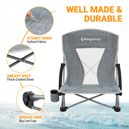 KingCamp Low Sling Beach Chairs