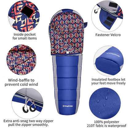 KingCamp Mummy 3 Seasons Sleeping Bags