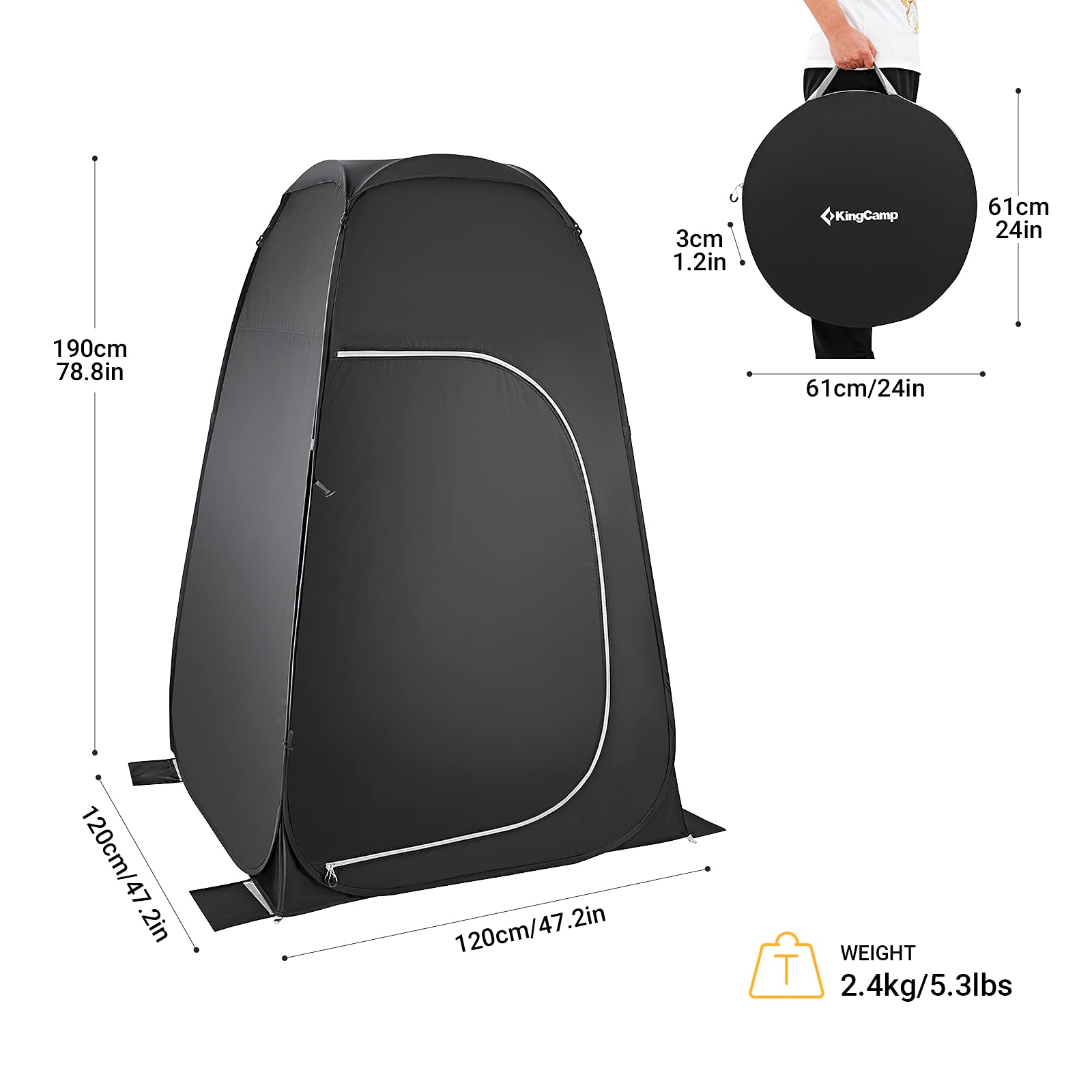 KingCamp Outdoor Portable Pop up Tent
