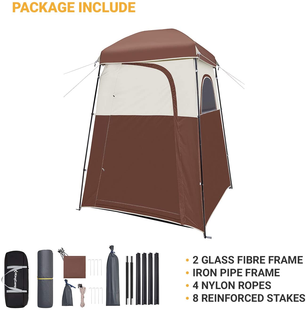 KingCamp Outdoor Privacy Shower Tent