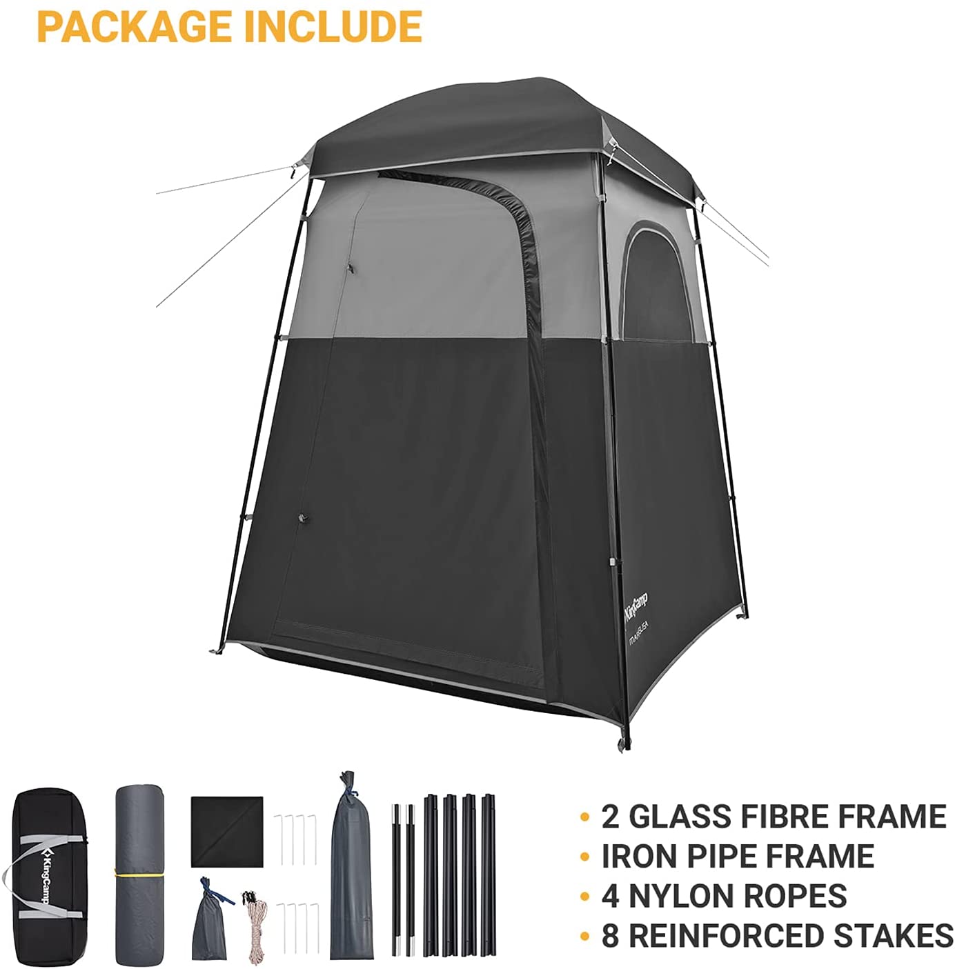 KingCamp Outdoor Privacy Shower Tent