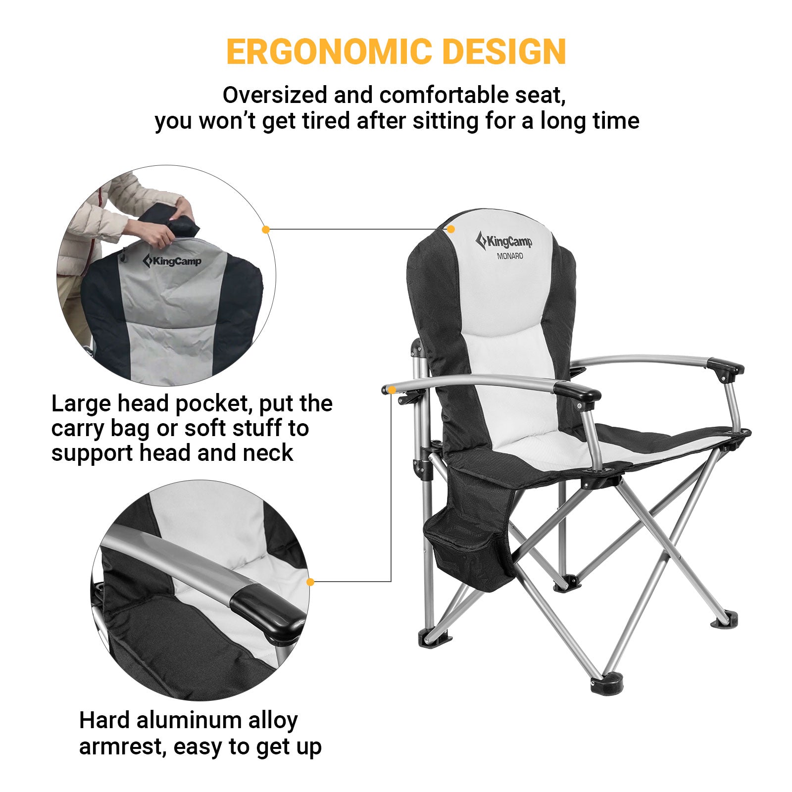 KingCamp Oversize Padded Camping Chair