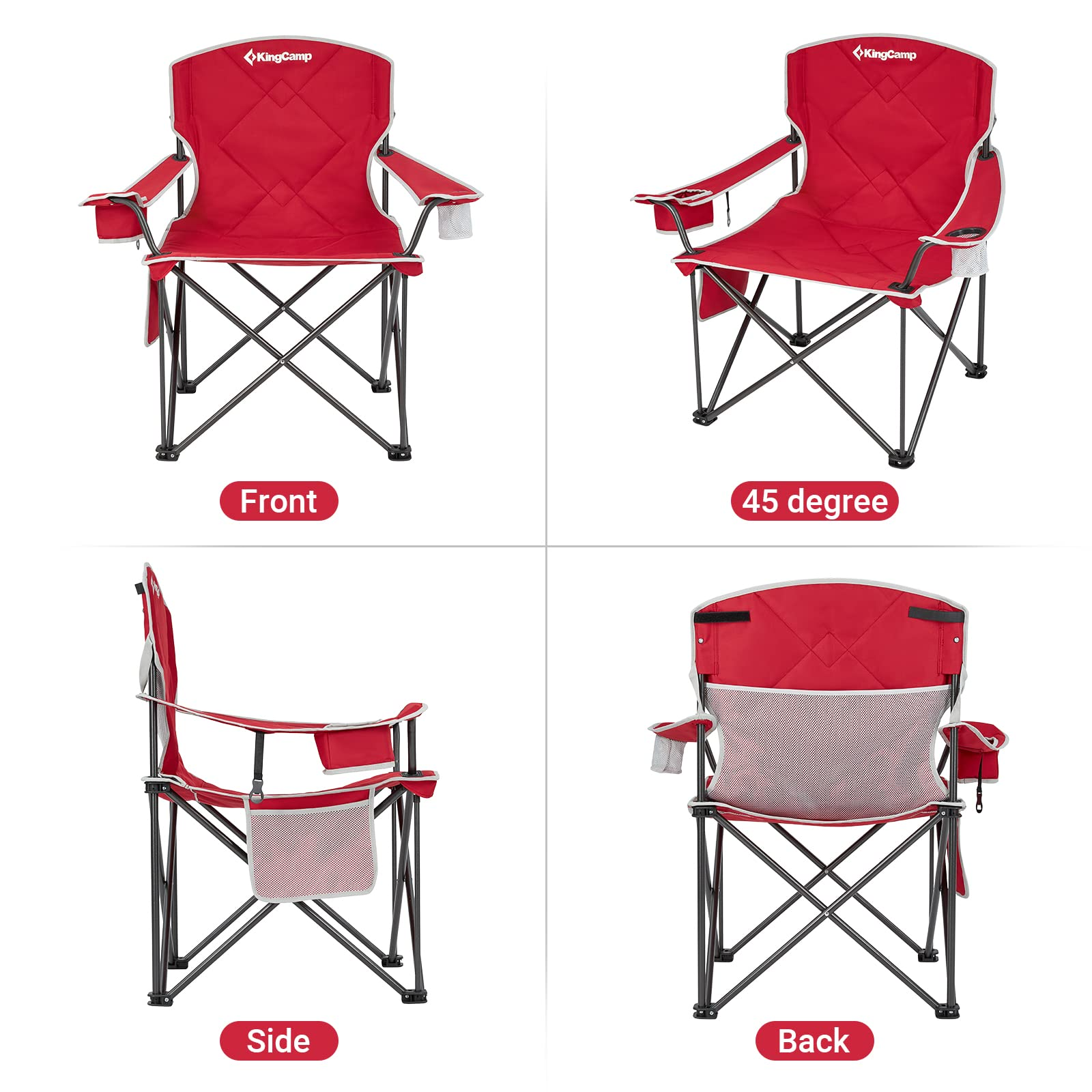 KingCamp Oversized Folding Camping Chairs