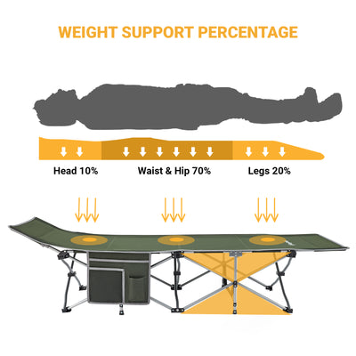KingCamp Oversized Heavy Duty Camping Cot