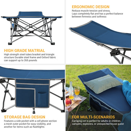 KingCamp Oversized Heavy Duty Camping Cot