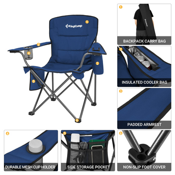 Oztrail getaway deluxe chair discount black