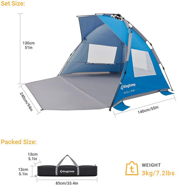 how to fold a beach pop up tent Buy Pop Up Beach Tent Online from KingCamp Outdoor Store – KingCamp Outdoors