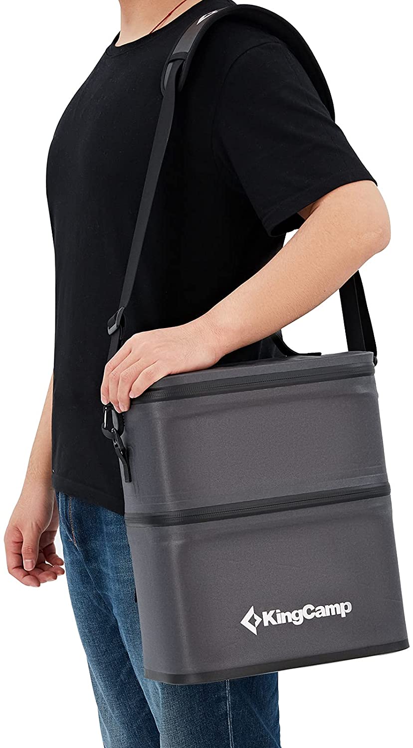 KingCamp Portable 16 Cans Double Layer Cooler Bag