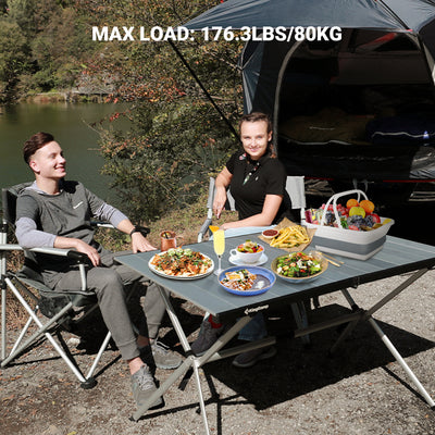 KingCamp Roll Up Folding Camping Table