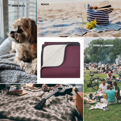 KingCamp Sandproof Waterproof  Picnic Blanket Beach Mat