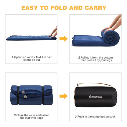 KingCamp Self-Inflating Double/Single Sleeping Mattress