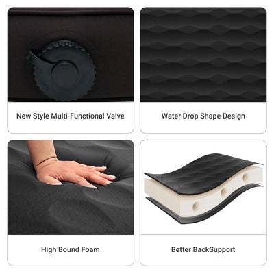 KingCamp Self-Inflating Double/Single Sleeping Mattress