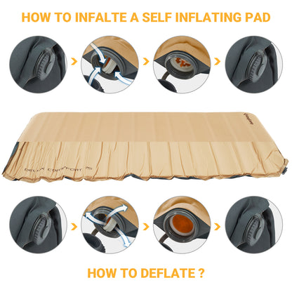 KingCamp Self Inflating Sleeping Pad Mattress