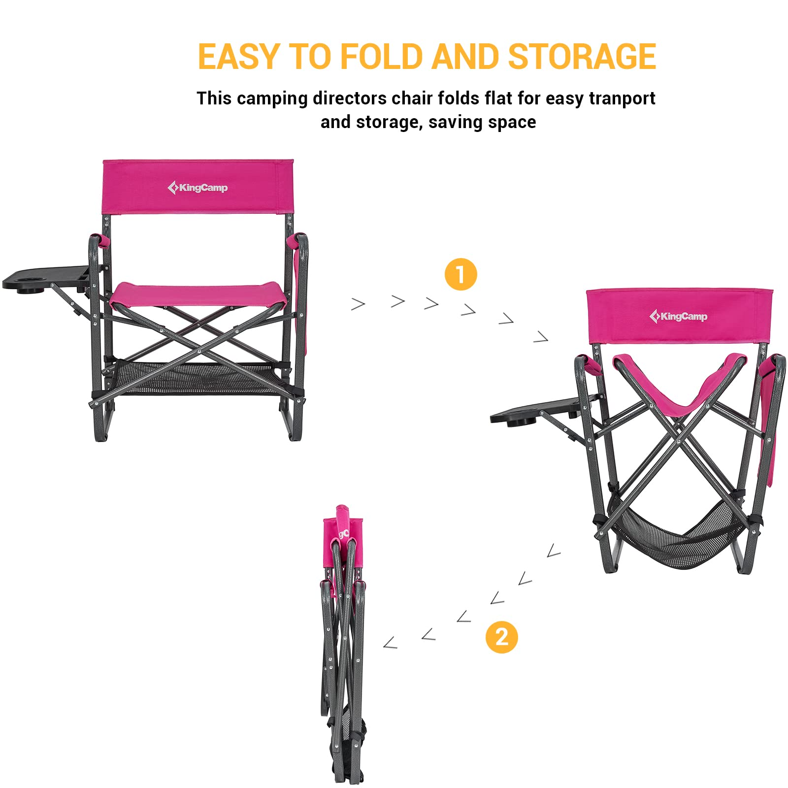 KingCamp Tall Directors Heavy Duty Chair