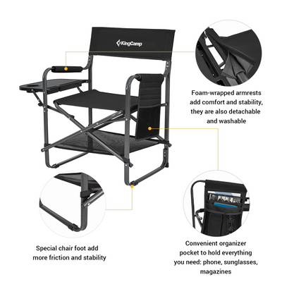 KingCamp Tall Directors Heavy Duty Chair