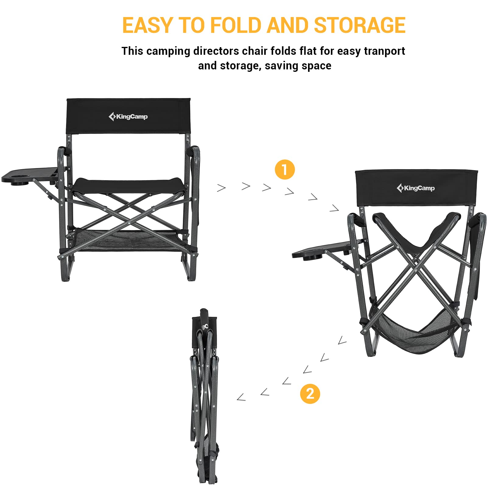 KingCamp Tall Directors Heavy Duty Chair