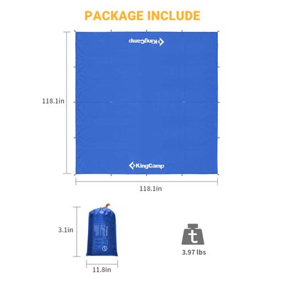KingCamp UPF50+ Lightweight Tent Tarp Hammock Shade