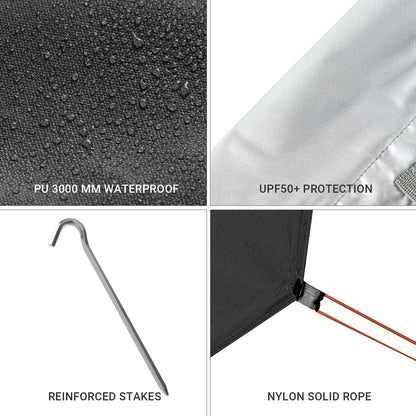 KingCamp UPF50+ Lightweight Tent Tarp Hammock Shade