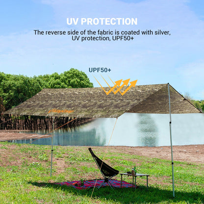 KingCamp UPF50+ Lightweight Tent Tarp Hammock Shade