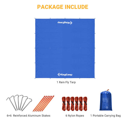 KingCamp UPF50+ Lightweight Tent Tarp Hammock Shade