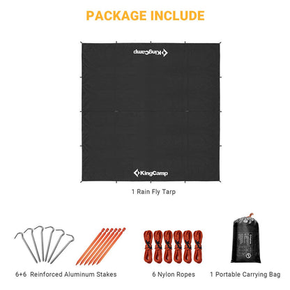 KingCamp UPF50+ Lightweight Tent Tarp Hammock Shade