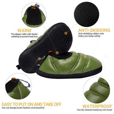 KingCamp Unisex Winter Camping Slippers