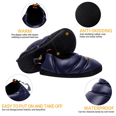 KingCamp Unisex Winter Camping Slippers