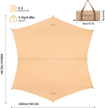 KingCamp Waterproof  Ultra-lightweight Tent Tarp