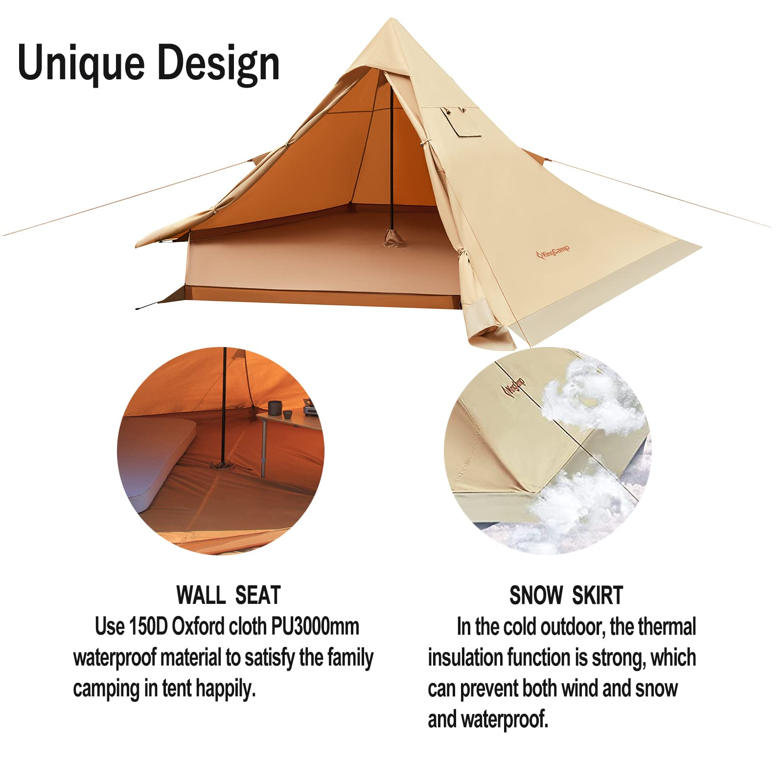 KingCamp Waterproof Ultra-lightweight Tent Tarp