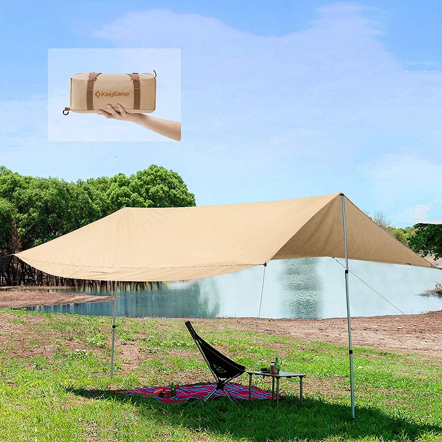 KingCamp Waterproof  Ultra-lightweight Tent Tarp