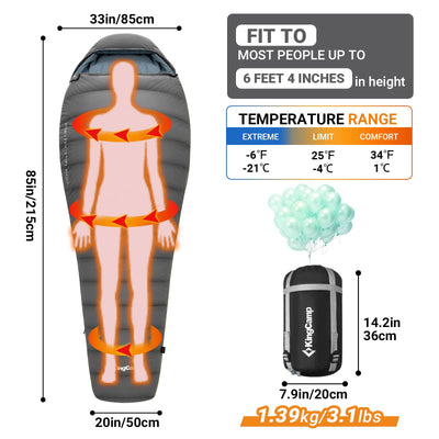 winter sleeping bag