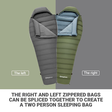 KingCamp Protector 600 Duck Down Mummy Winter Sleeping Bag