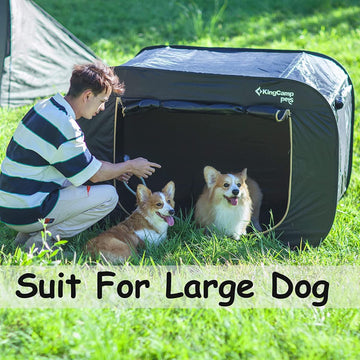 best tents with dogs KingCamp POP UP XXL Pet Tent