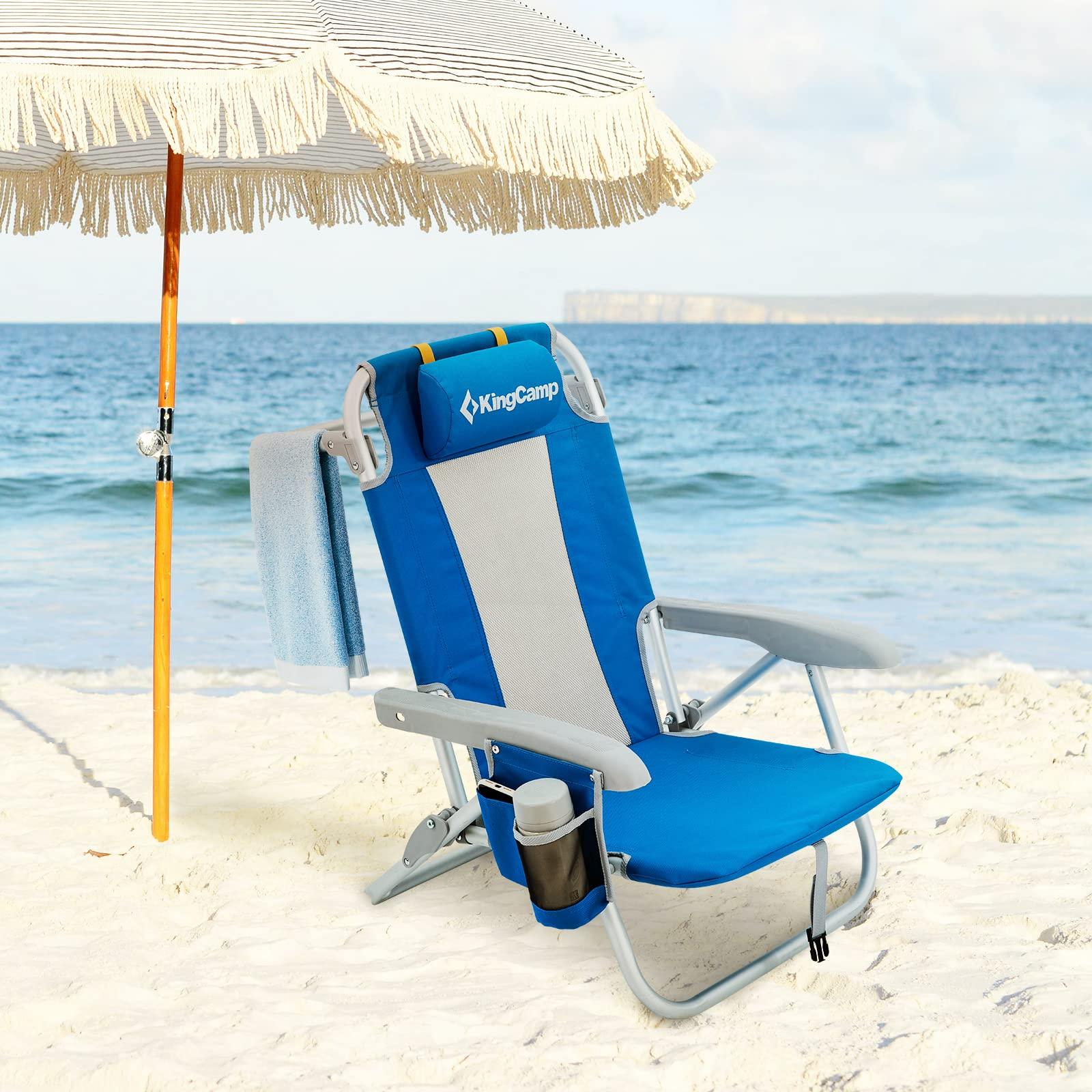 KingCamp Low Sling Folding Beach Chair