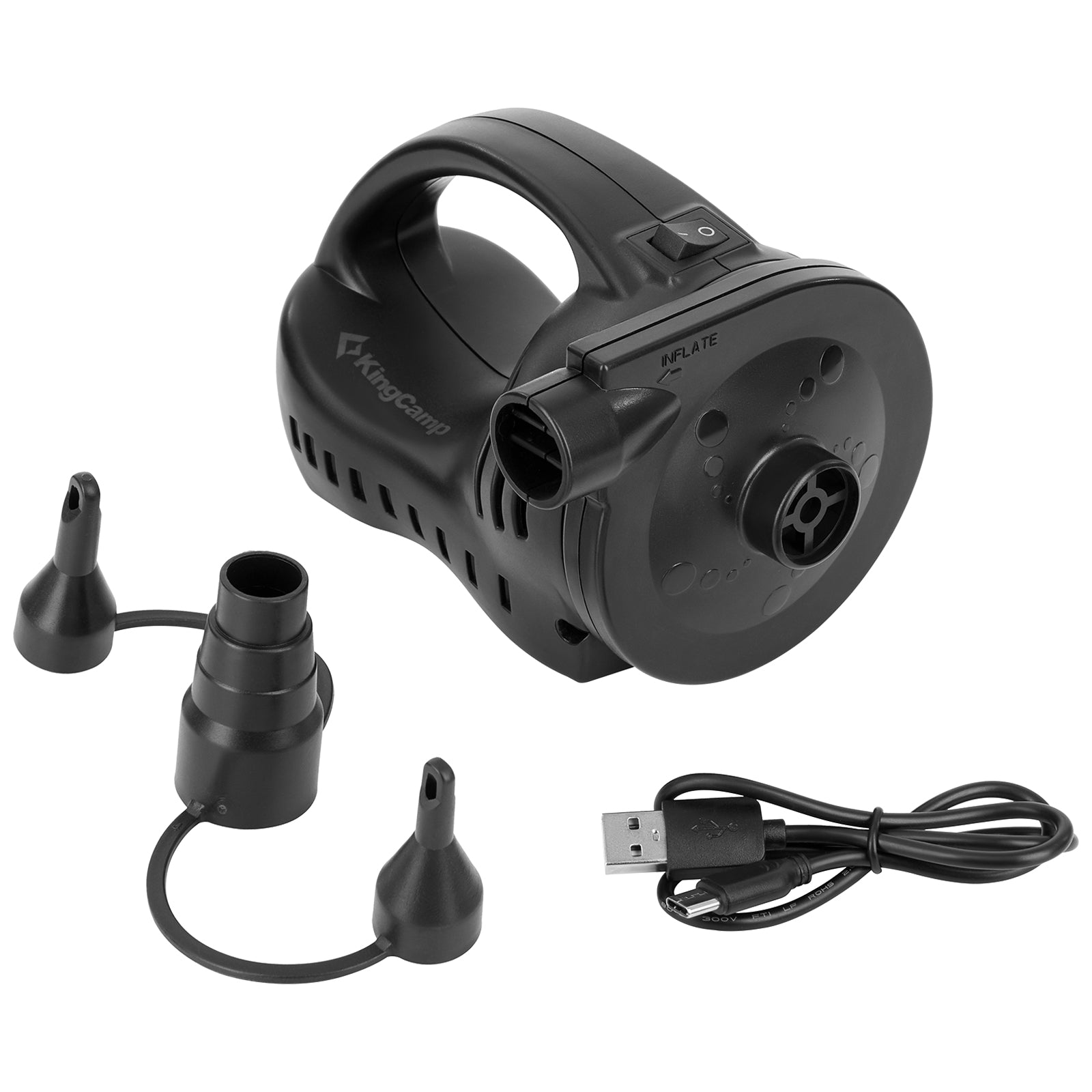 battery powered air pump for air mattress