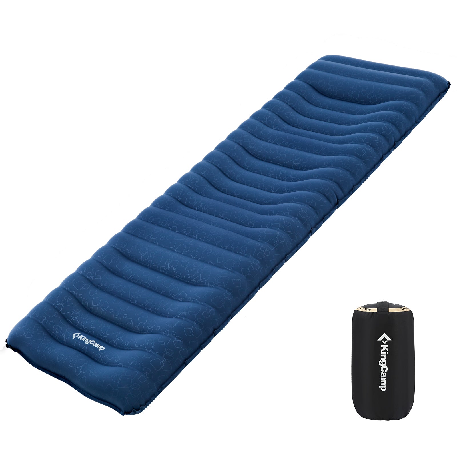 KingCamp 5.5 inches Thick Air Sleeping Pads with Pillow