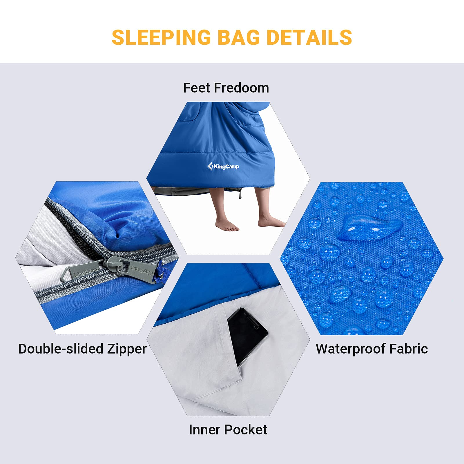 KingCamp Double Lightweight Sleeping Bag