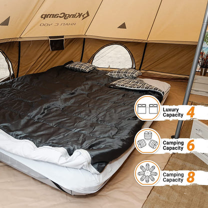 KingCamp Khan Glamping Bell Tent 16.4ft/13.2ft
