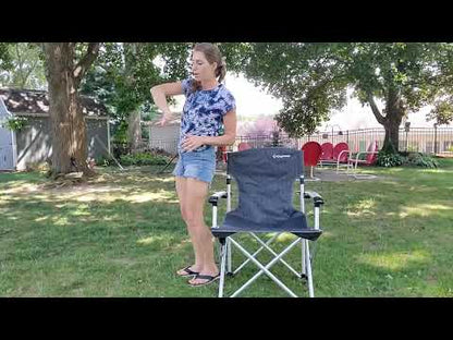 KingCamp Timeless Aluminum Tube Hard Arm Chair Camping Chair | Lifetime Warranty