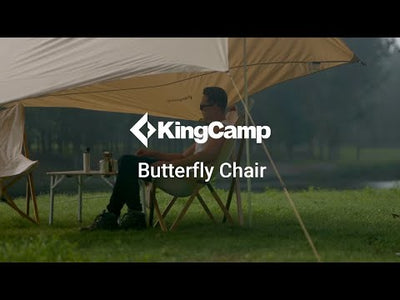 KingCamp Butterfly Chair with Removable Canvas Cover