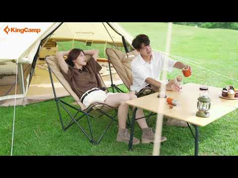 KingCamp LEMON C10 Padded Butterfly Folding Camping Chair