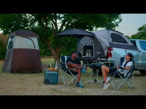 KingCamp 2 Person 6'5" Truck Bed Tent with Removable Awing