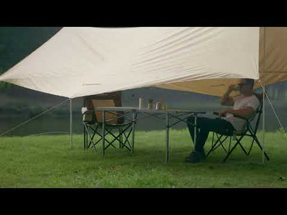 KingCamp GRANITE Aluminum Folding Table for 4-6 Person