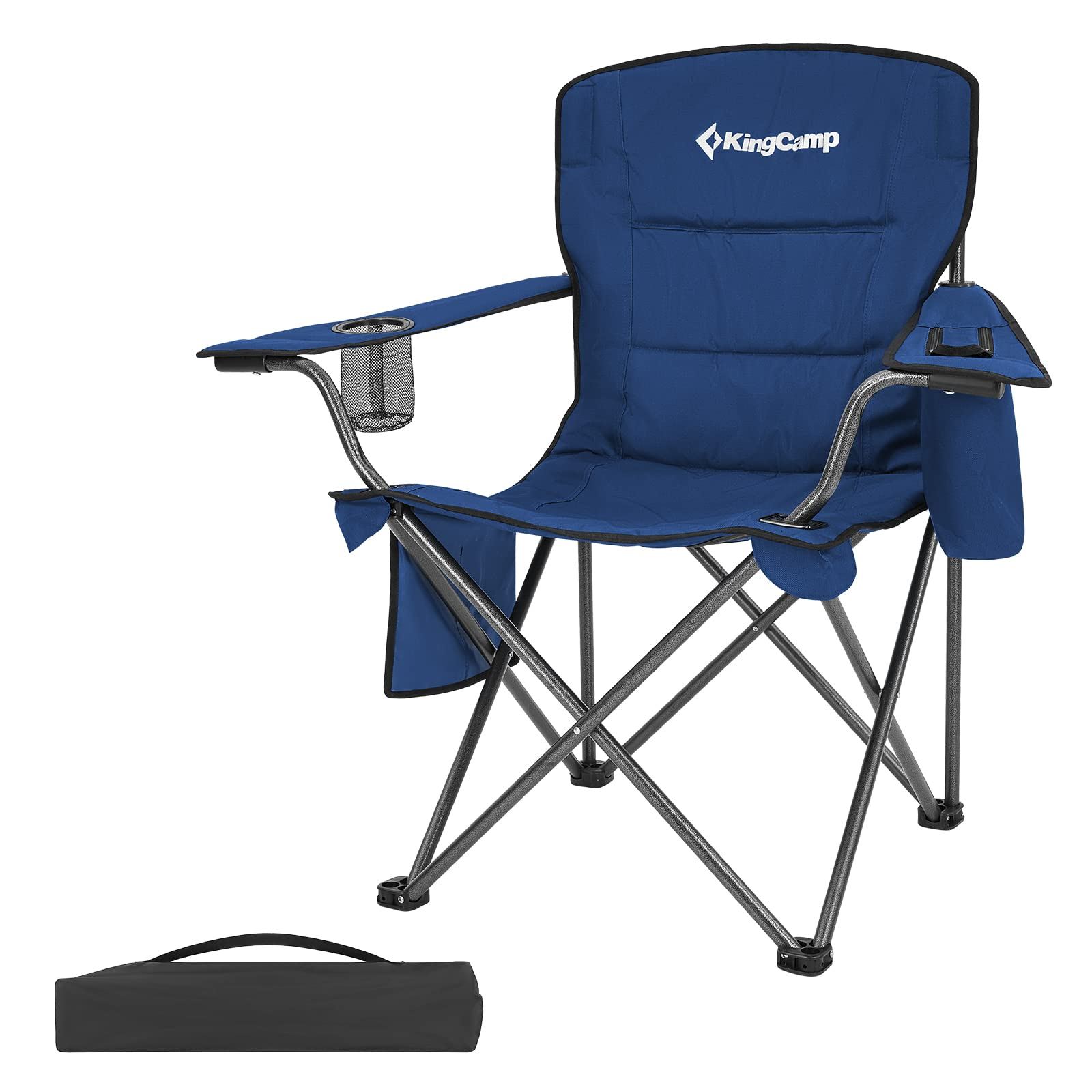 KingCamp Oversized Padded Arm Chair with Cooler