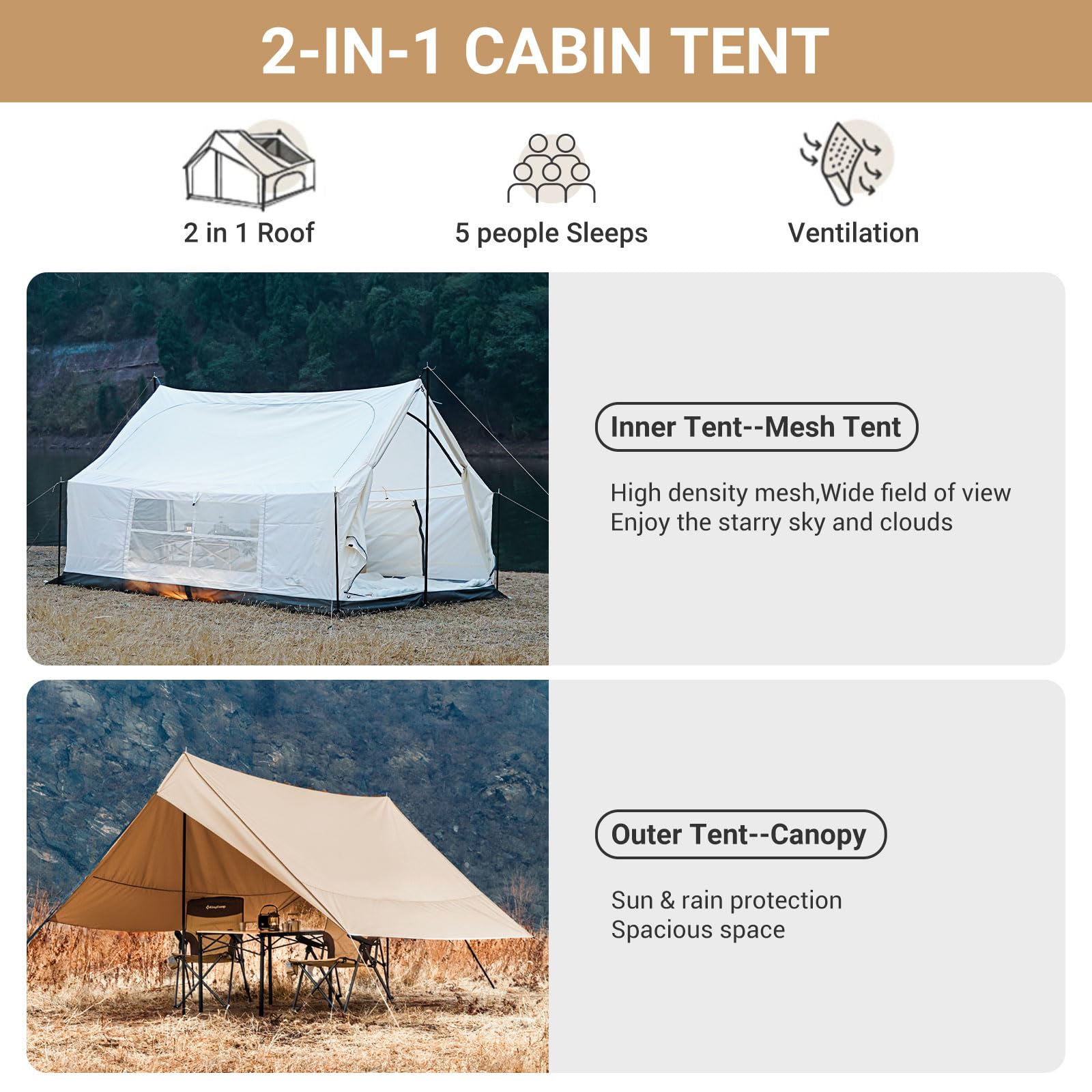 family camping tent